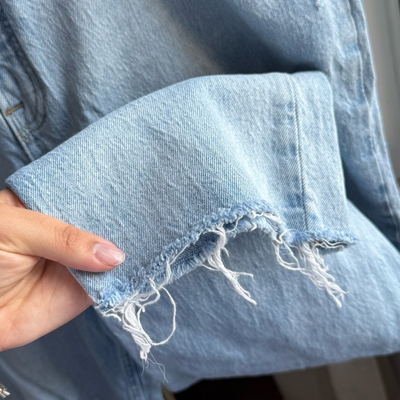NWOT Free Assembly Light Blue Distressed Jeans | 18 - Picture 6 of 9